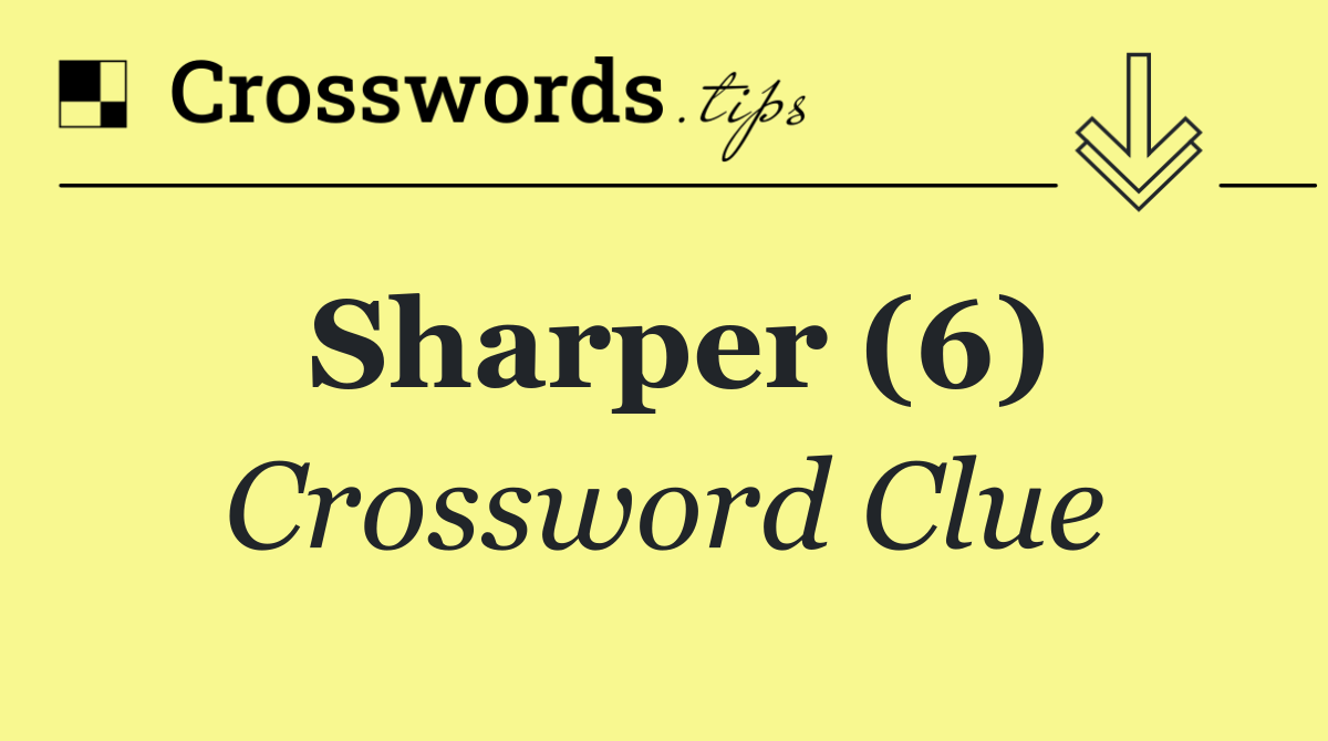 Sharper (6)