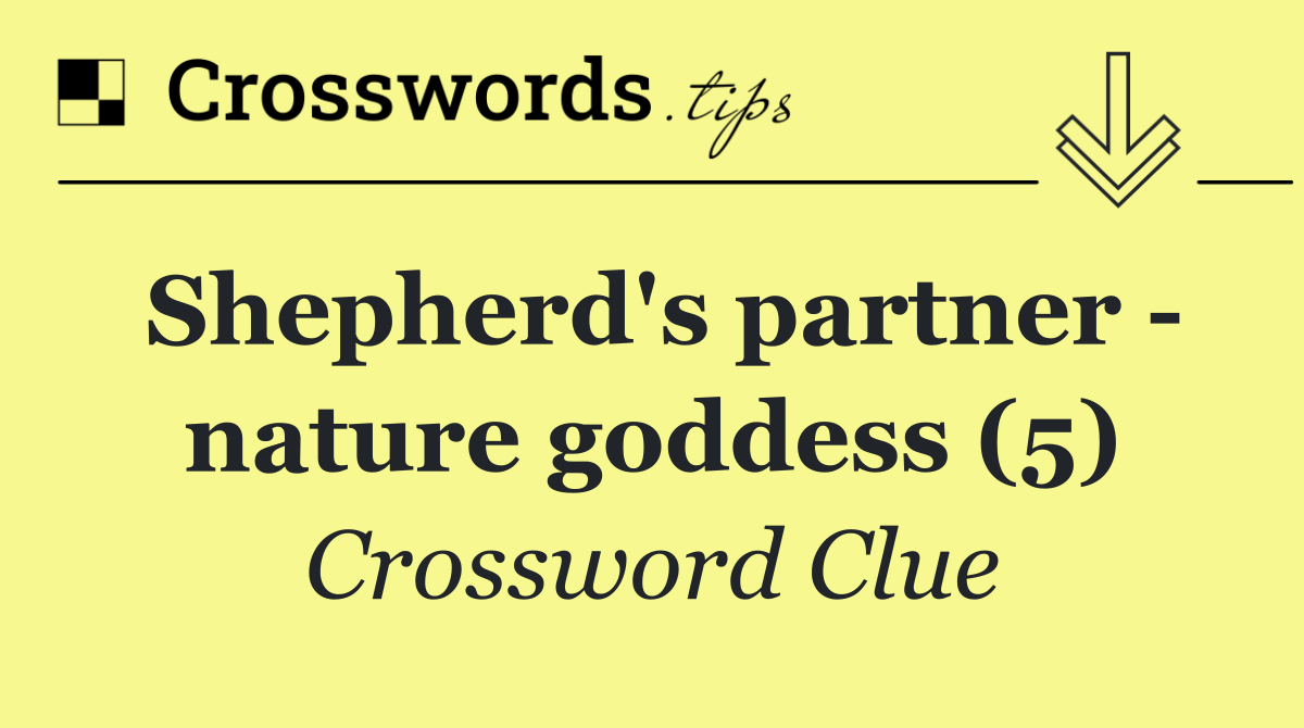 Shepherd's partner   nature goddess (5)