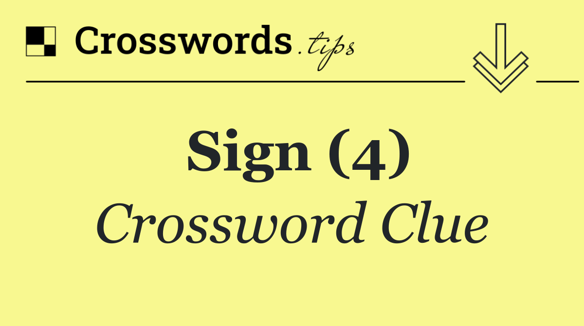 Sign (4)