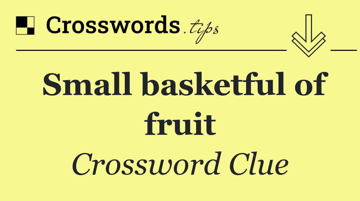 Small basketful of fruit