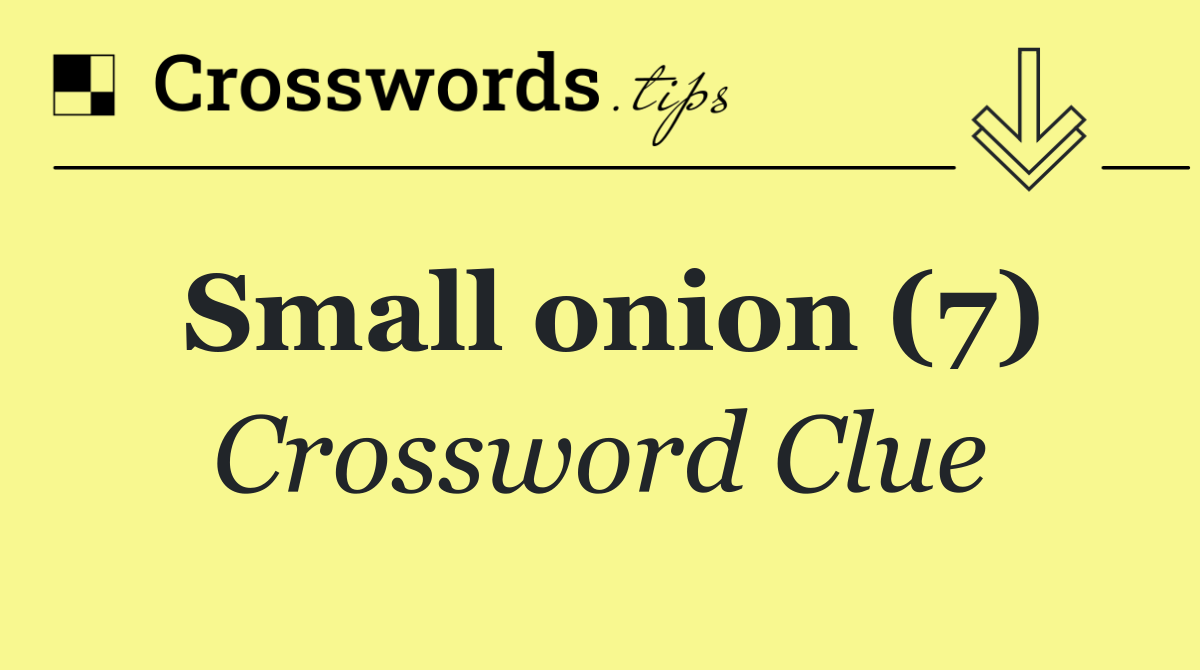 Small onion (7)