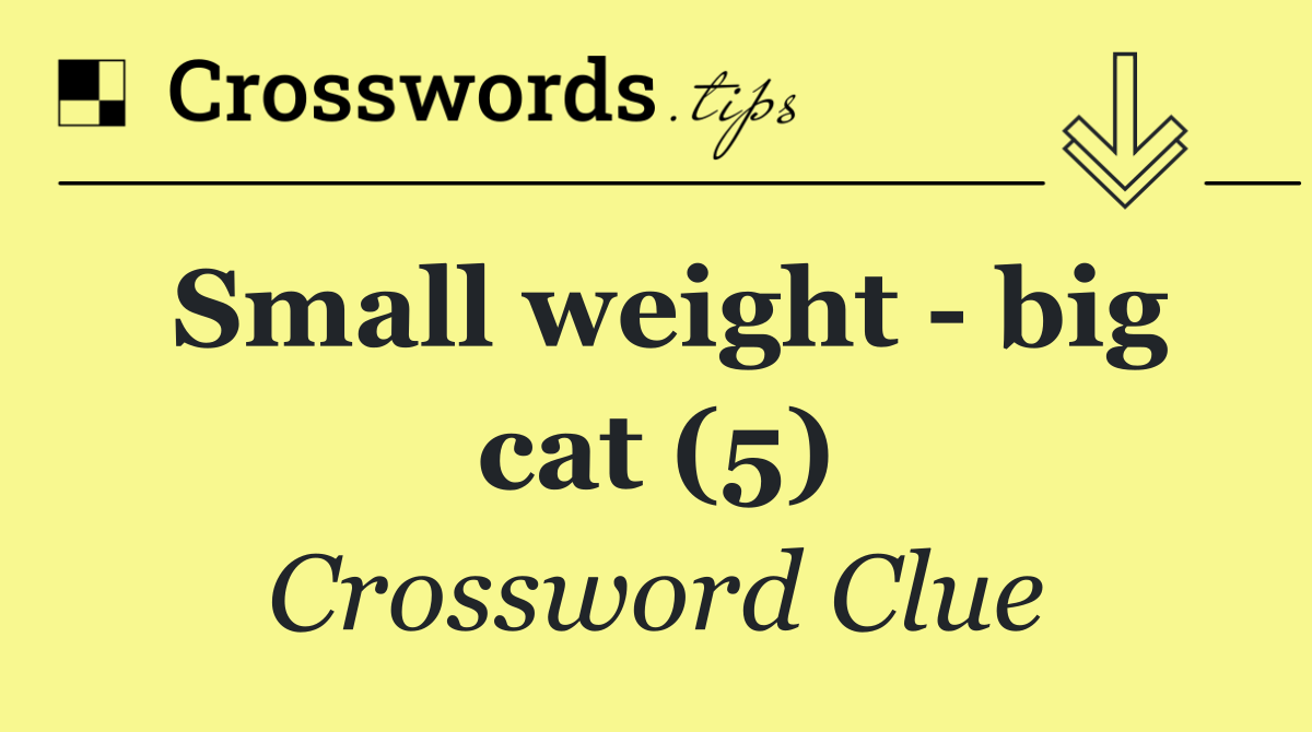 Small weight   big cat (5)
