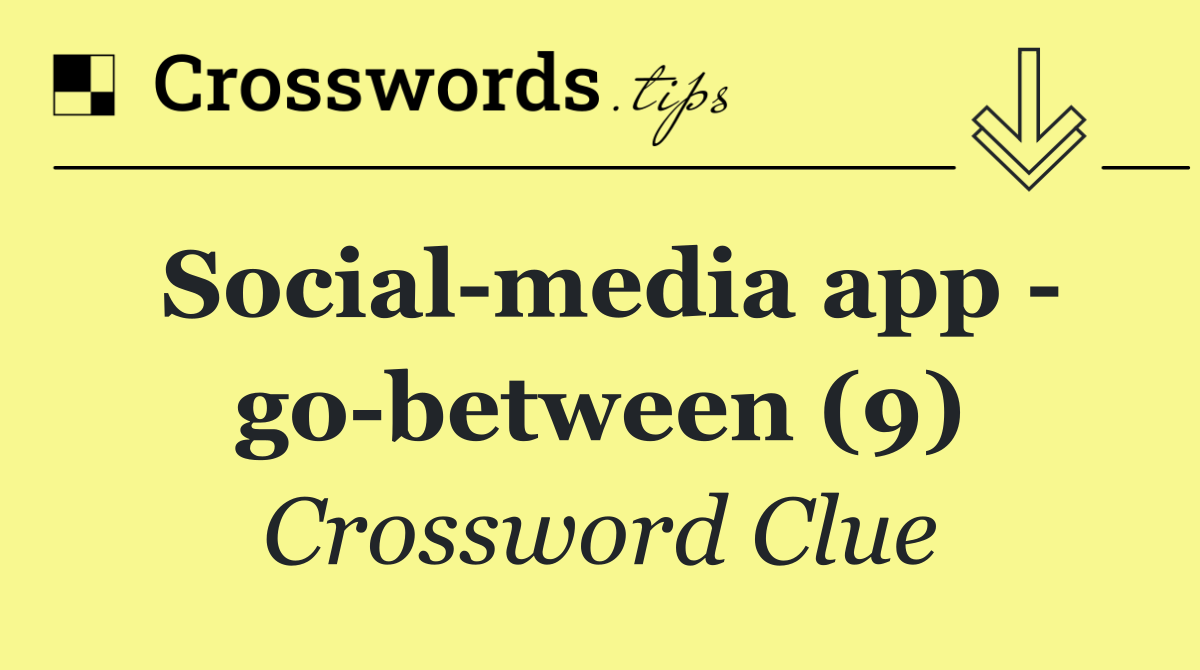 Social media app   go between (9)