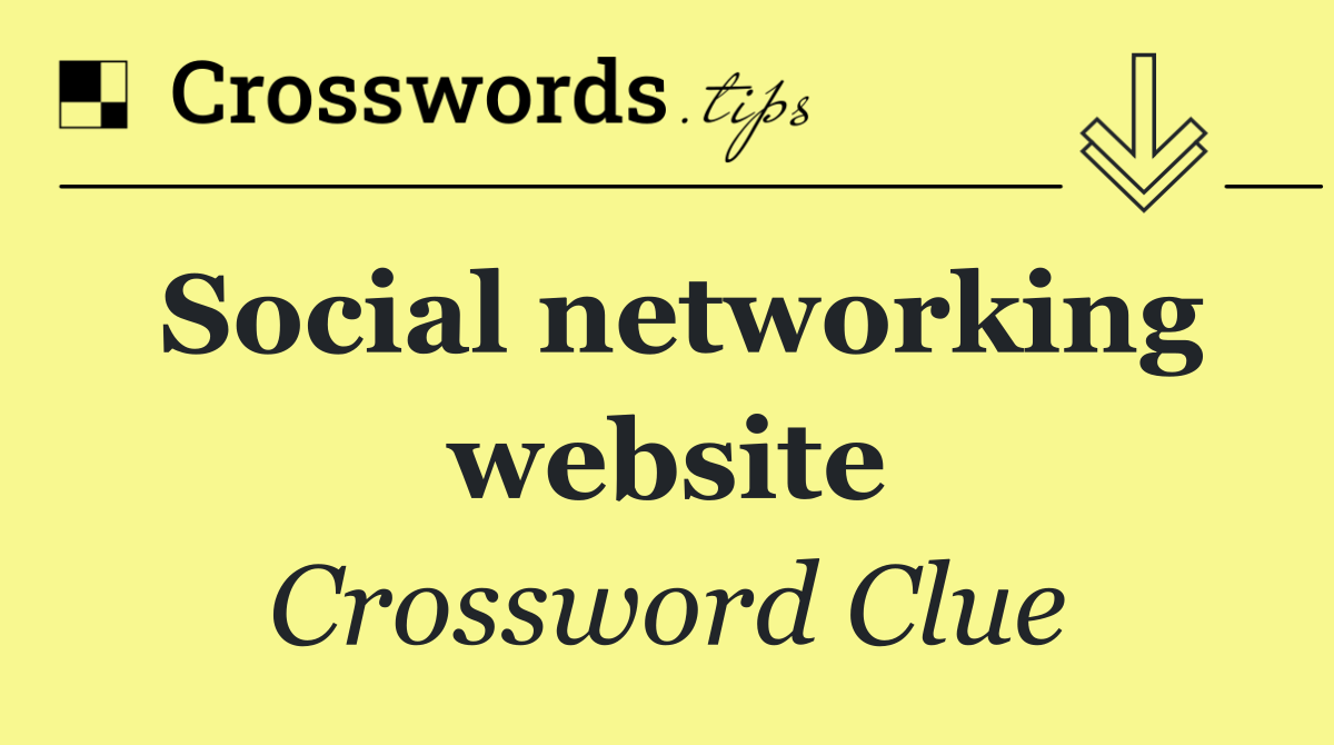 Social networking website