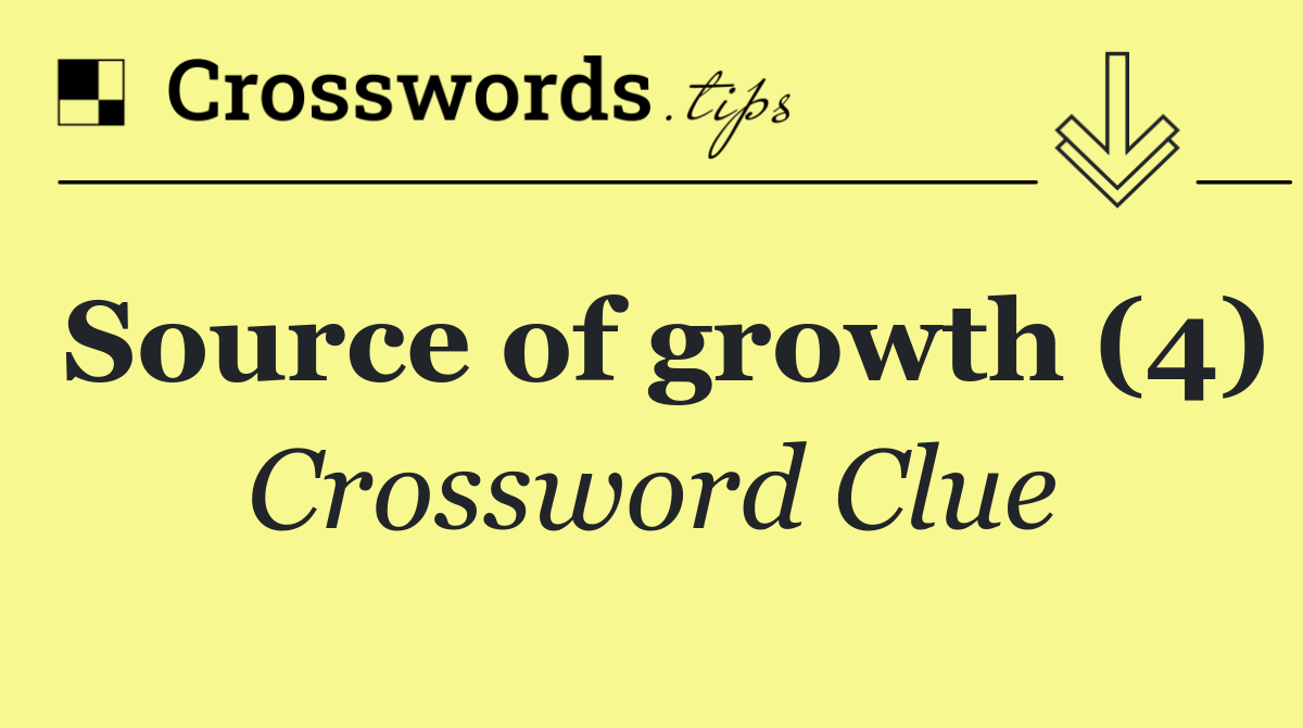 Source of growth (4)