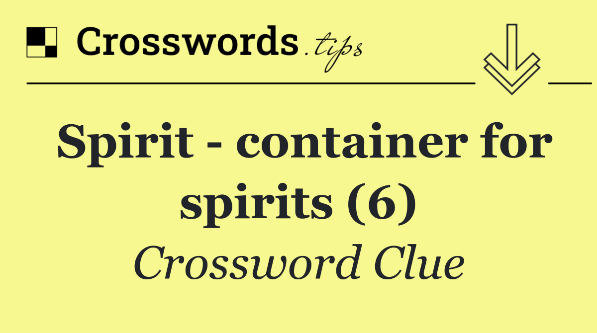 Spirit   container for spirits (6)