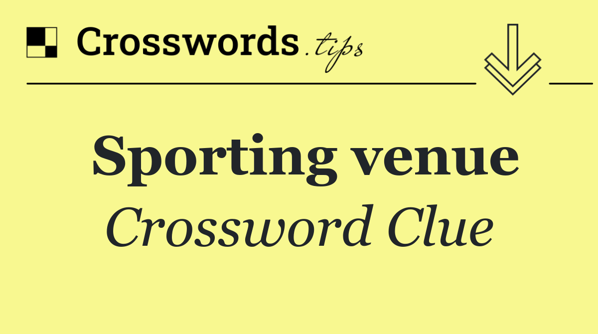 Sporting venue