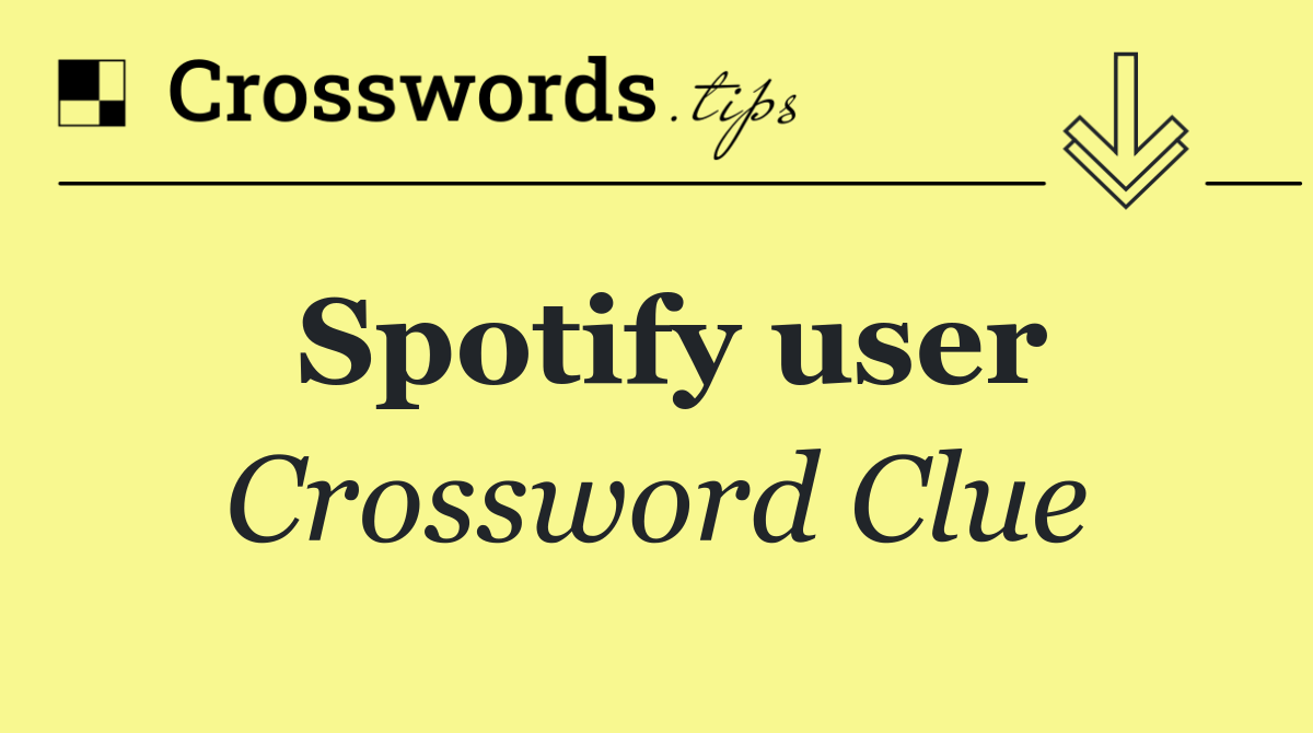 Spotify user