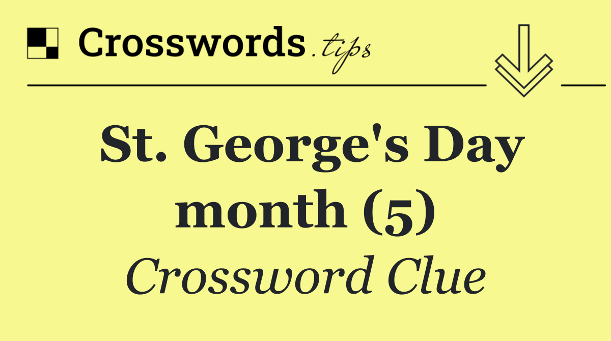 St. George's Day month (5)