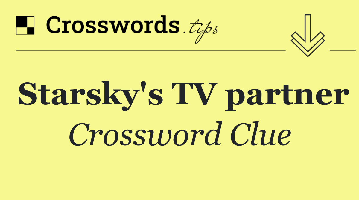 Starsky's TV partner