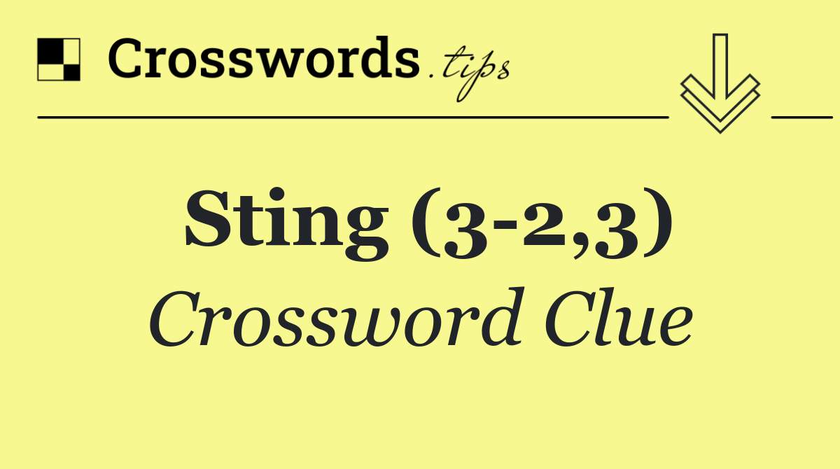 Sting (3 2,3)