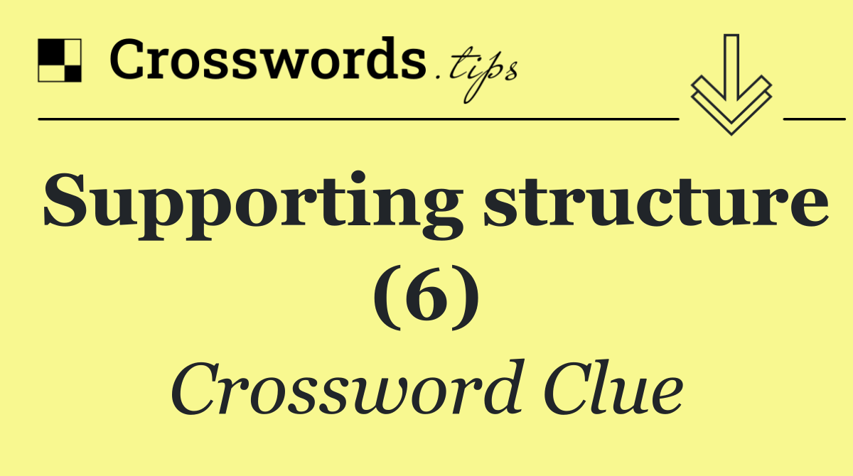 Supporting structure (6)