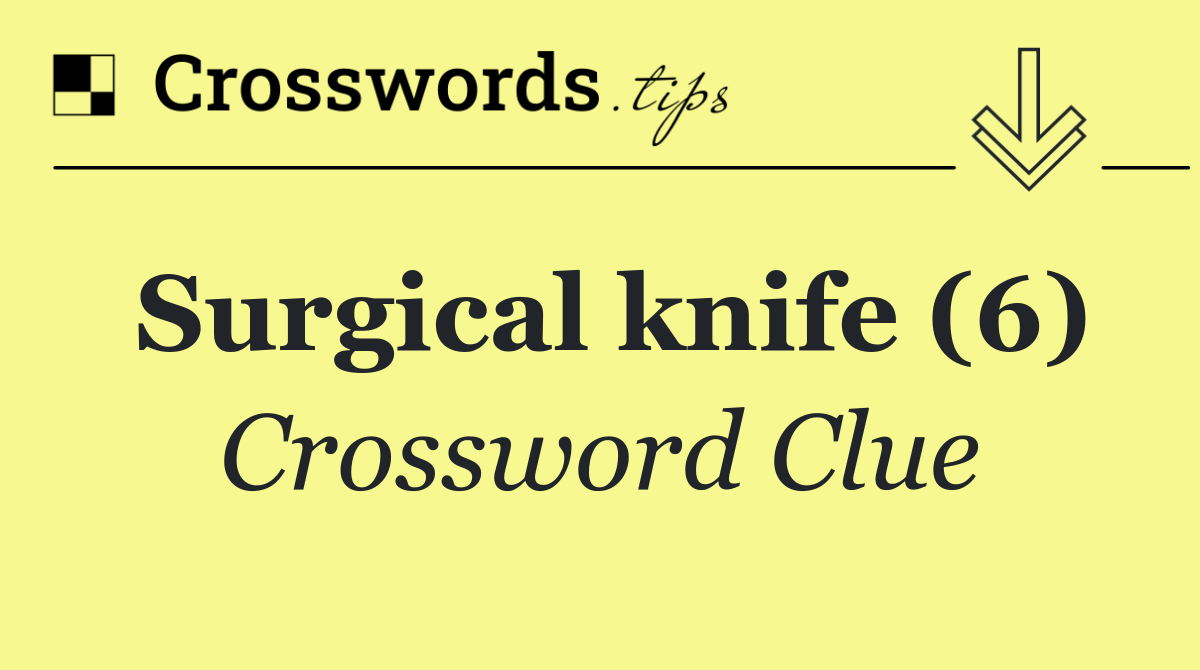 Surgical knife (6)