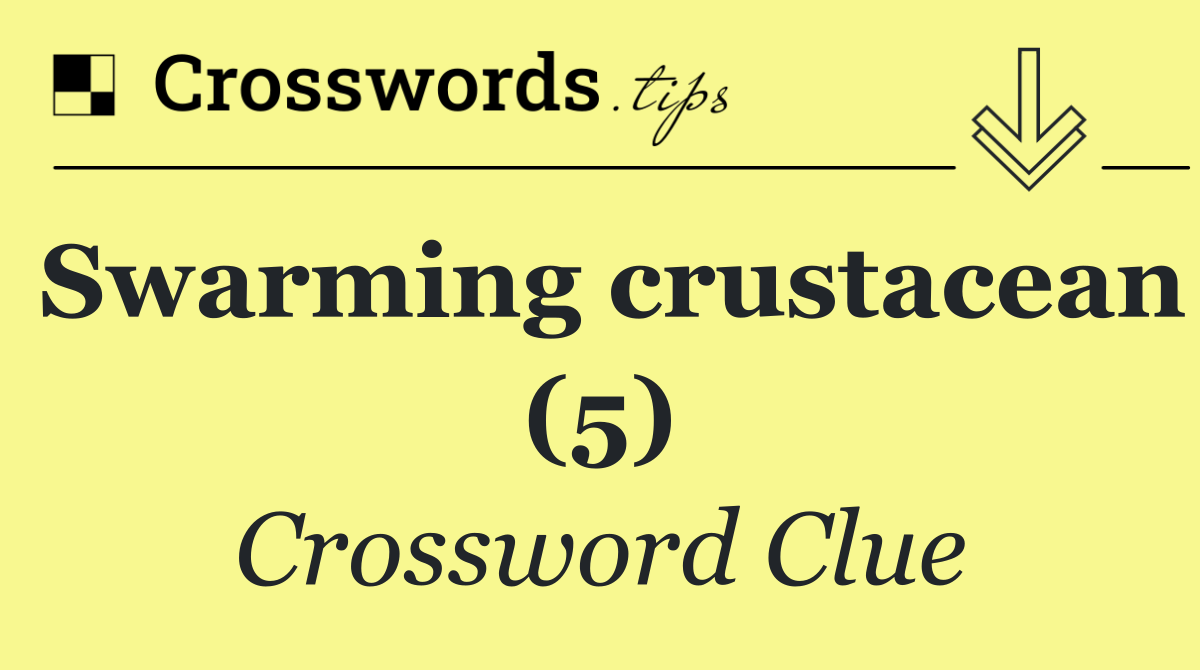 Swarming crustacean (5)