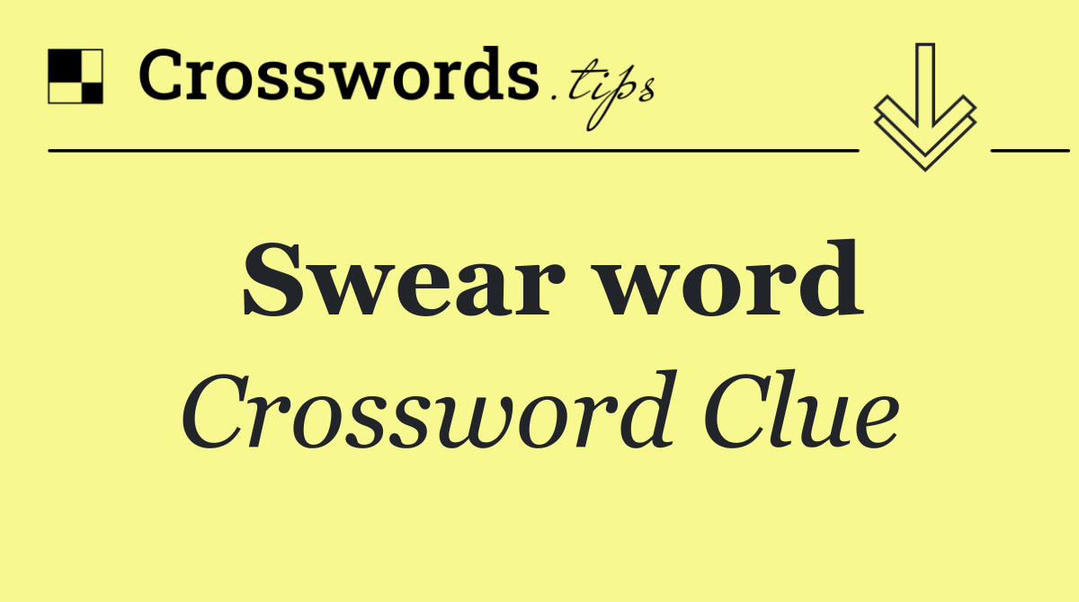Swear word