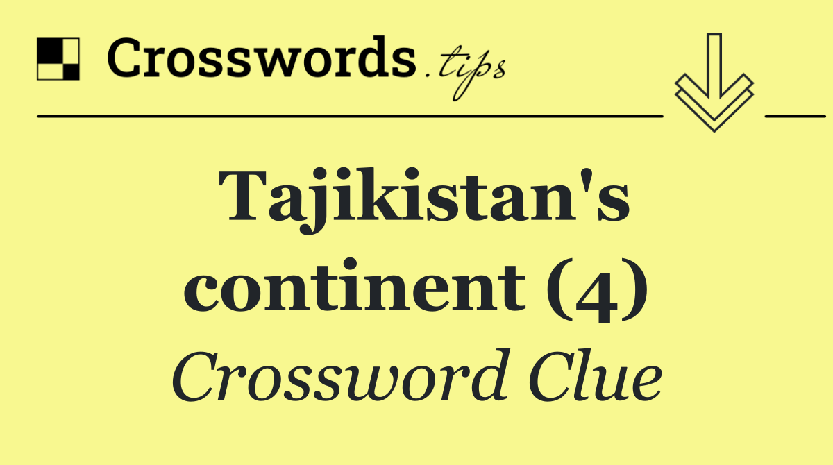 Tajikistan's continent (4)