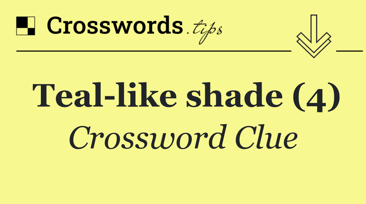 Teal like shade (4)