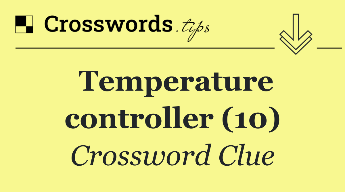 Temperature controller (10)