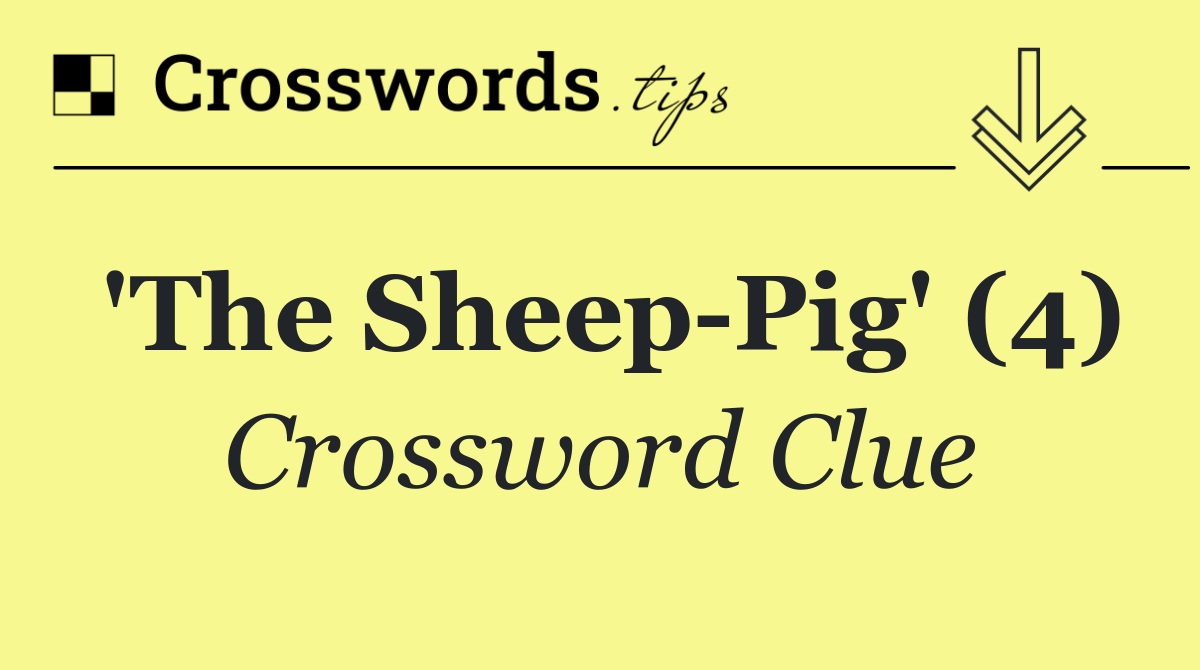 'The Sheep Pig' (4)