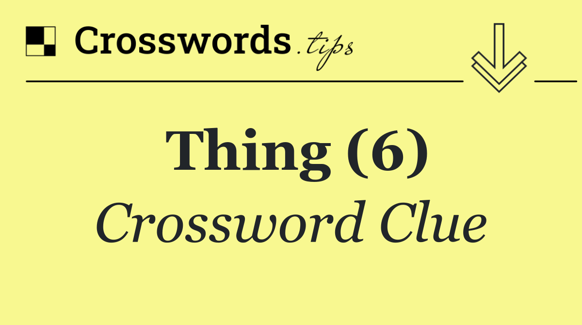 Thing (6)