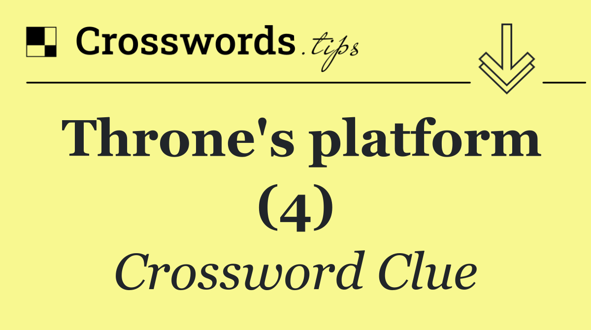 Throne's platform (4)