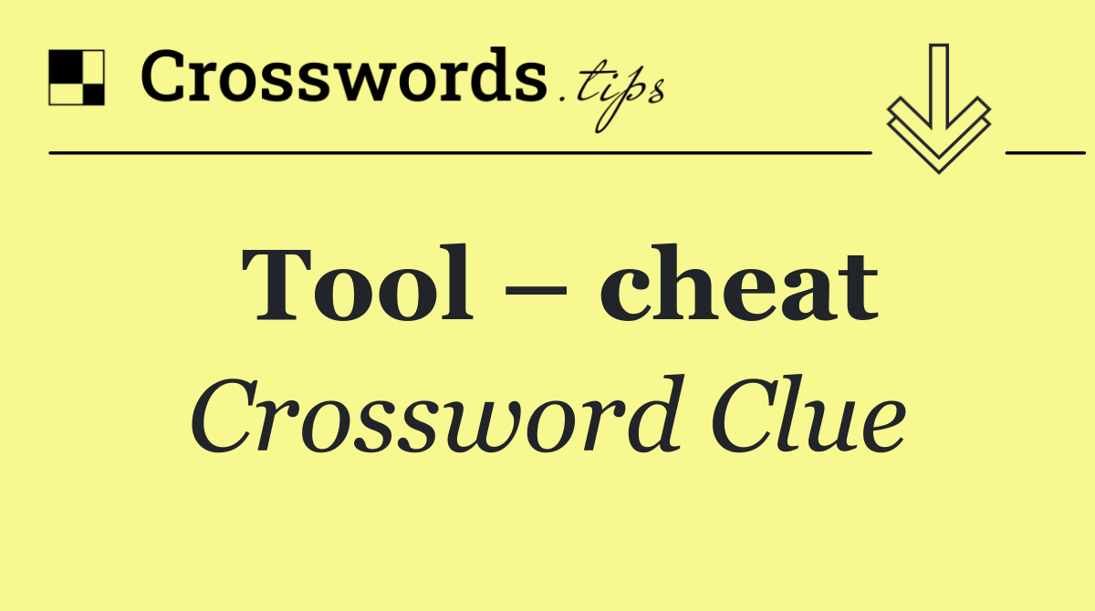 Tool – cheat