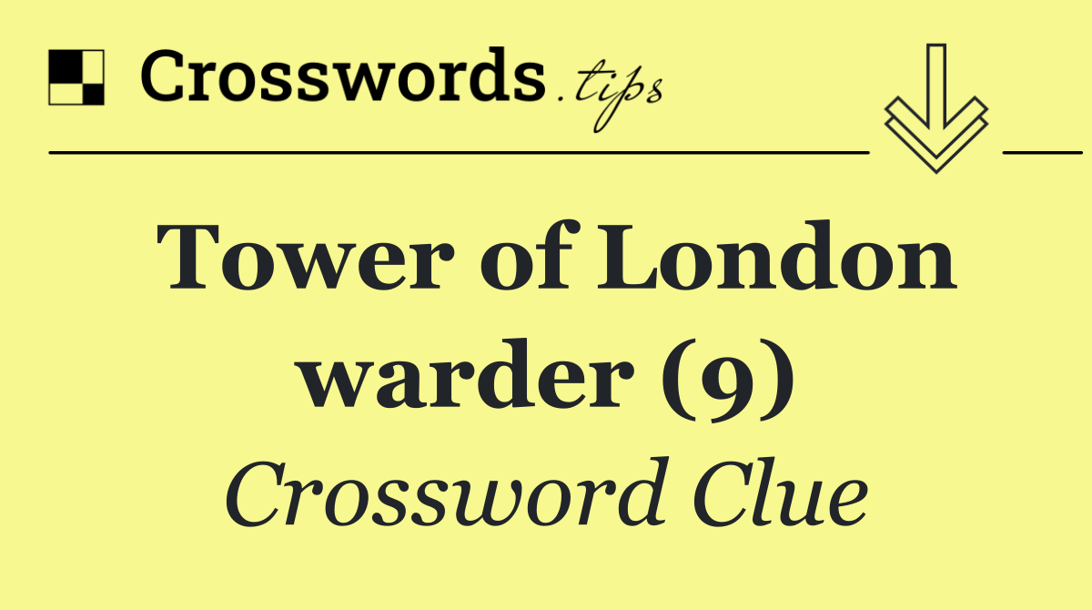 Tower of London warder (9)