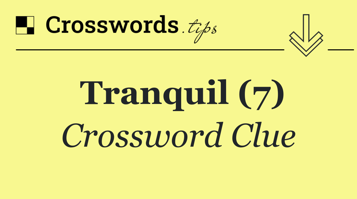 Tranquil (7)