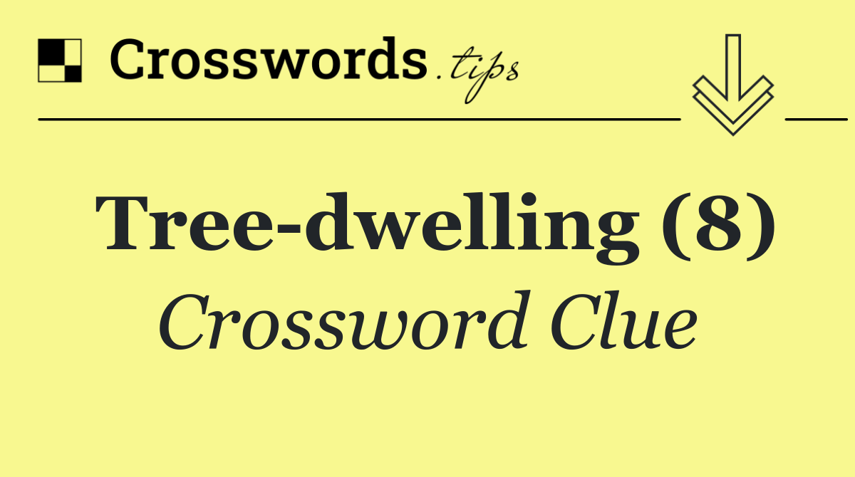 Tree dwelling (8)
