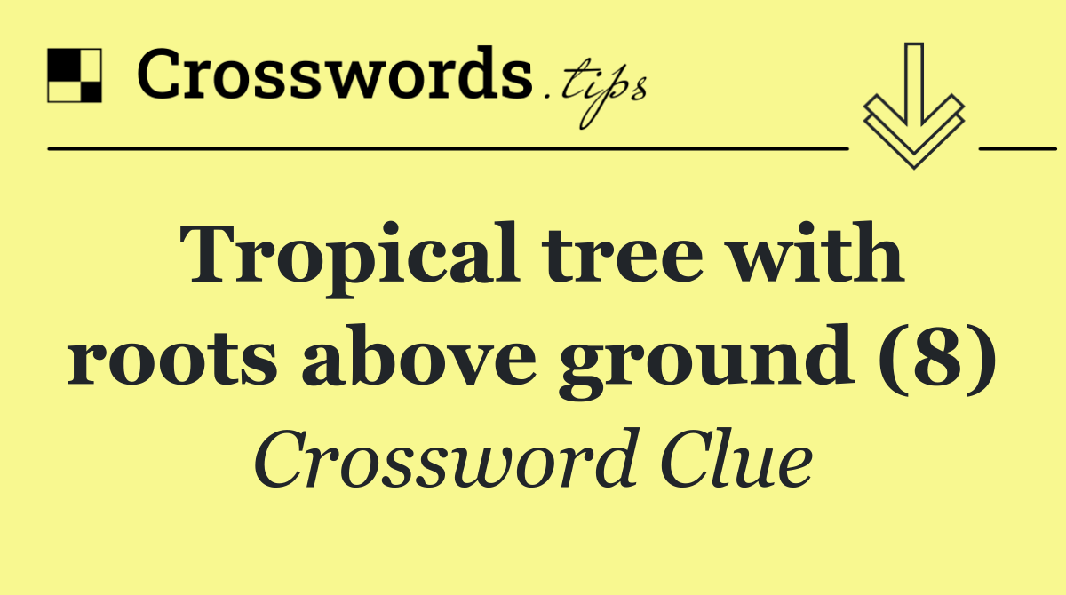 Tropical tree with roots above ground (8)