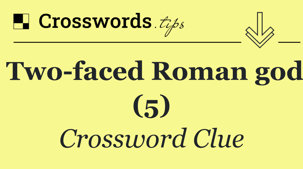 Two faced Roman god (5)