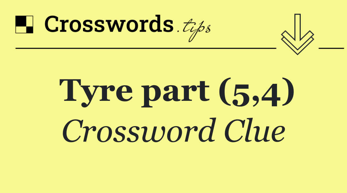 Tyre part (5,4)