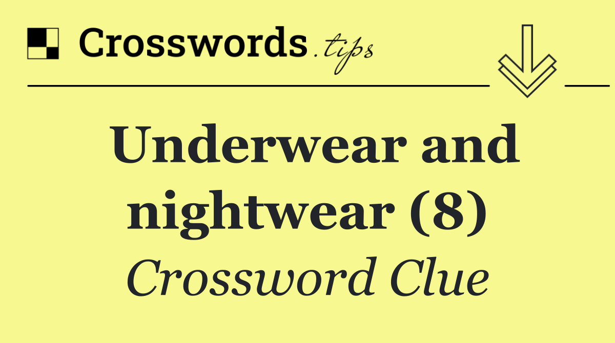 Underwear and nightwear (8)