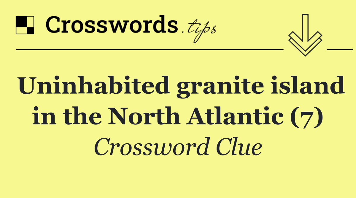 Uninhabited granite island in the North Atlantic (7)