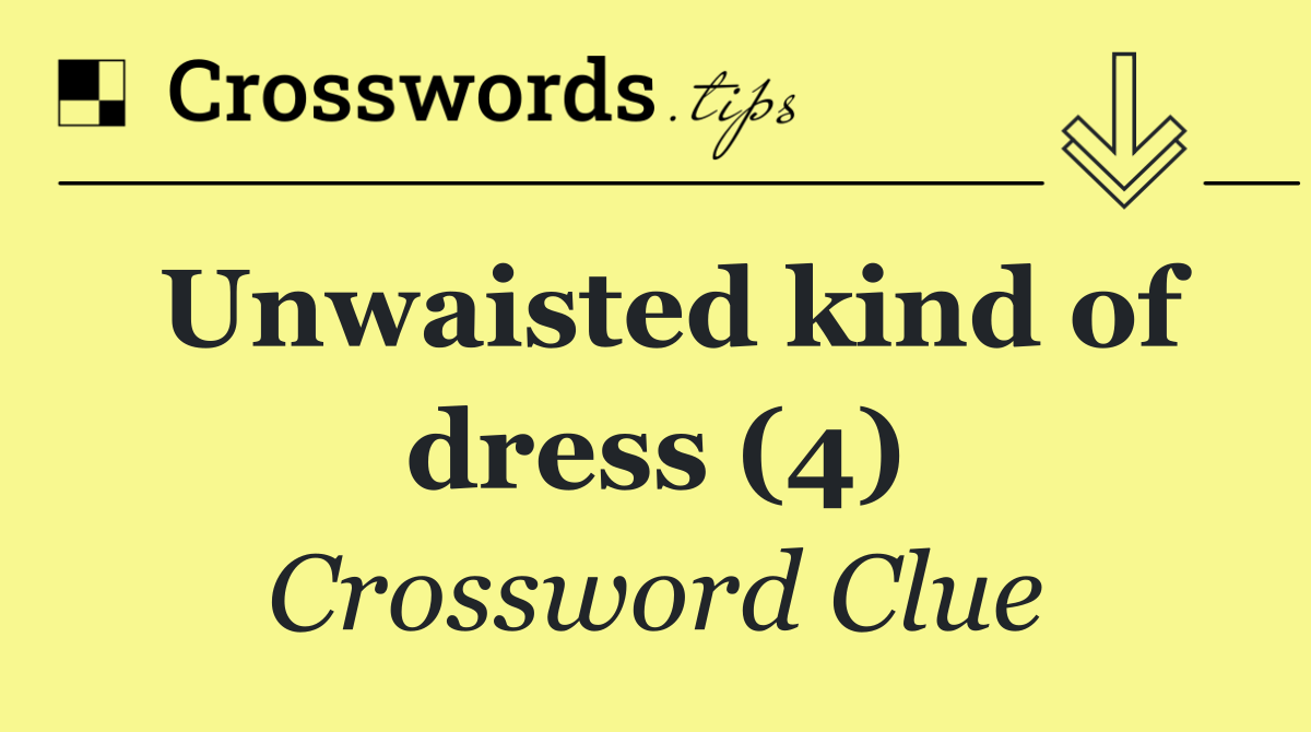 Unwaisted kind of dress (4)