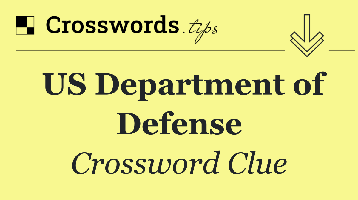 US Department of Defense