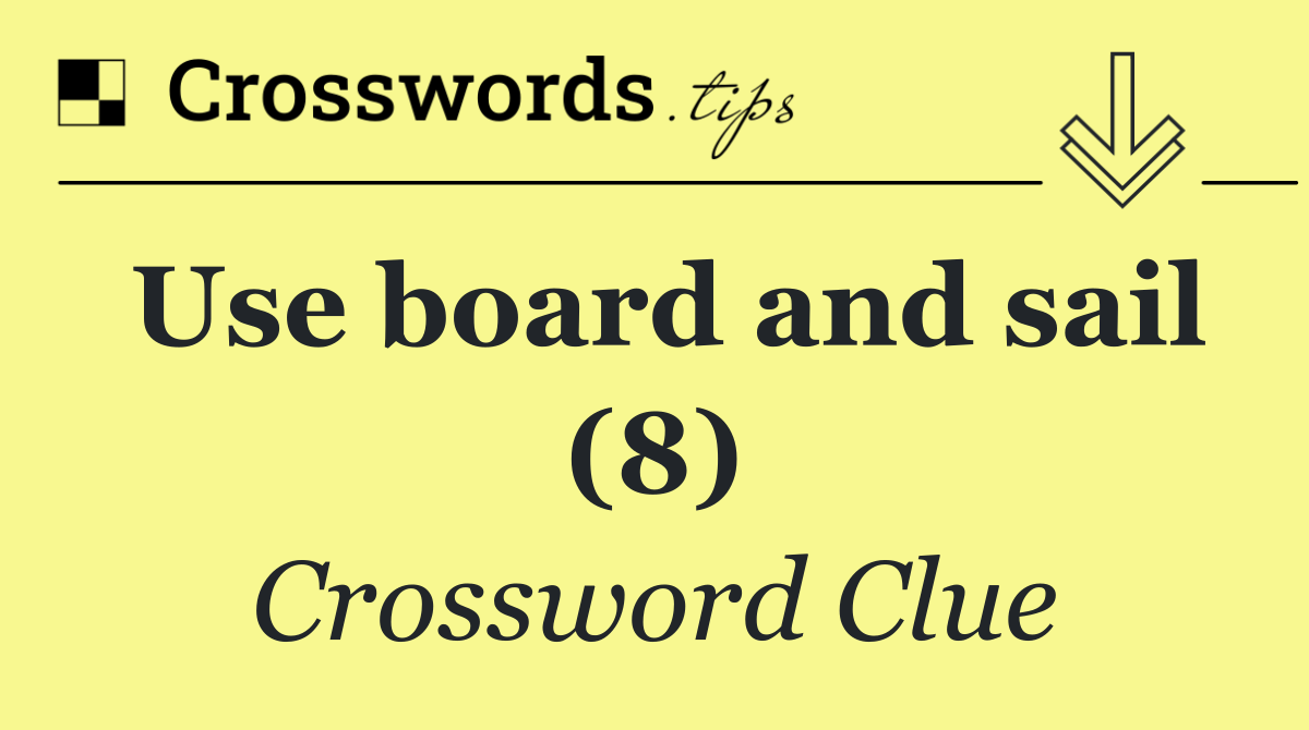 Use board and sail (8)