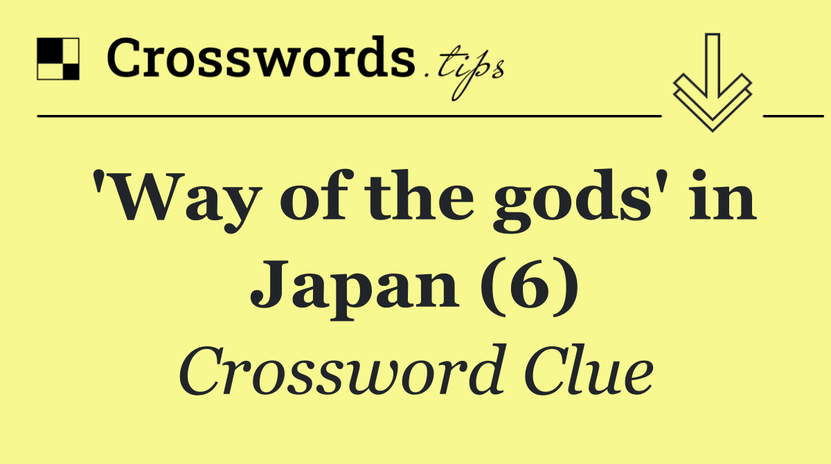 'Way of the gods' in Japan (6)
