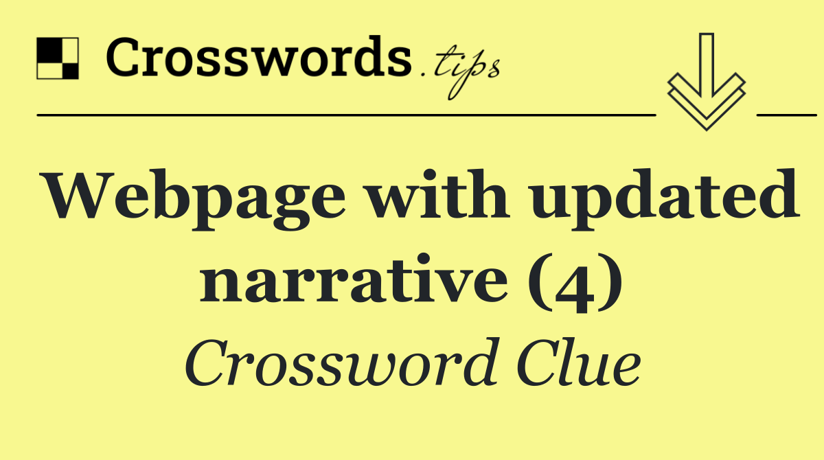 Webpage with updated narrative (4)
