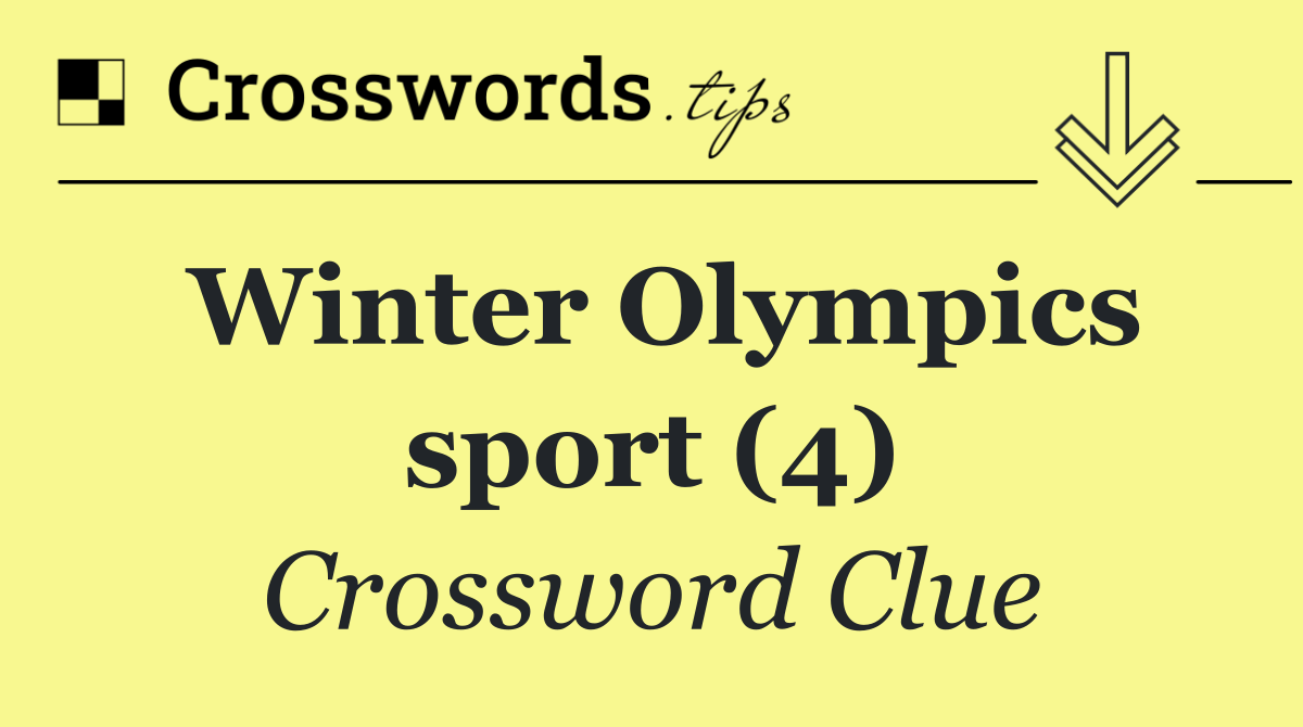 Winter Olympics sport (4)