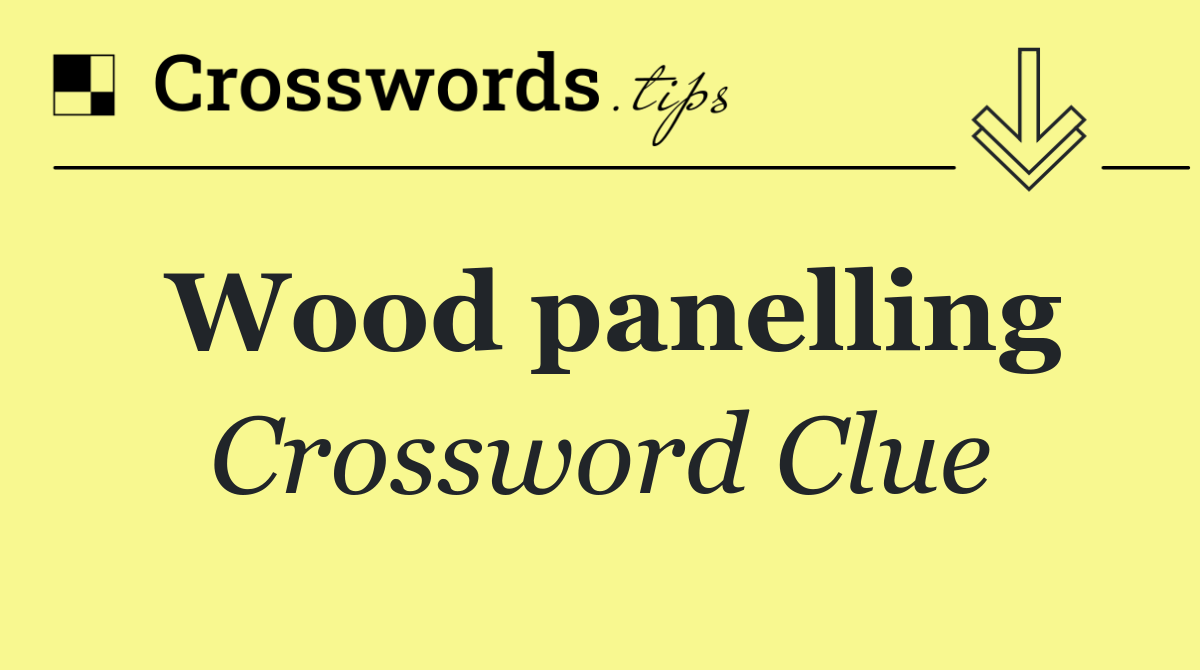 Wood panelling