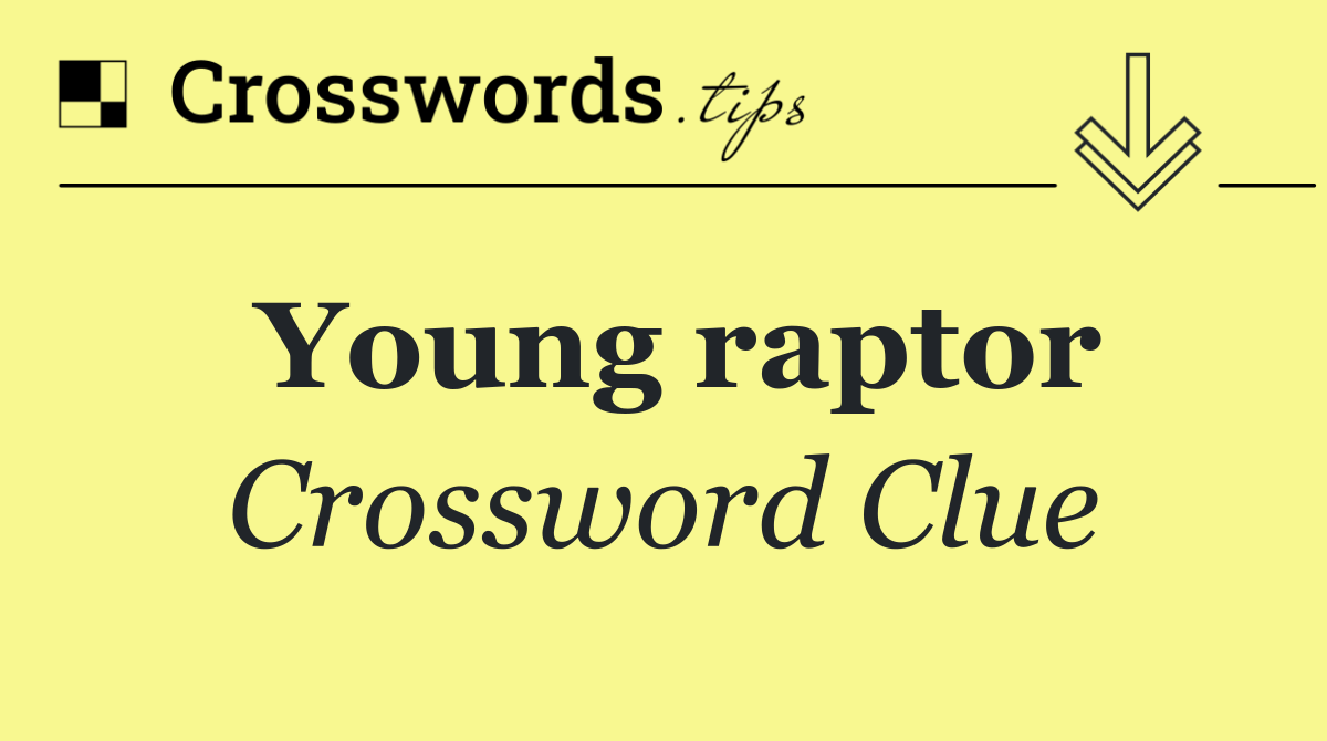 Young raptor