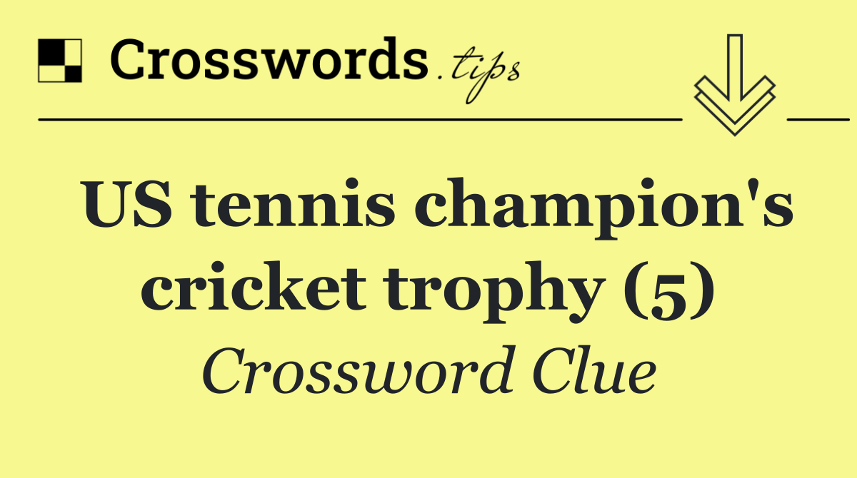 US tennis champion's cricket trophy (5)