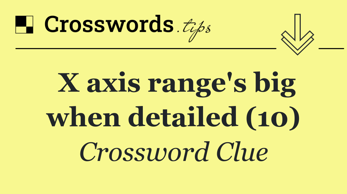 X axis range's big when detailed (10)