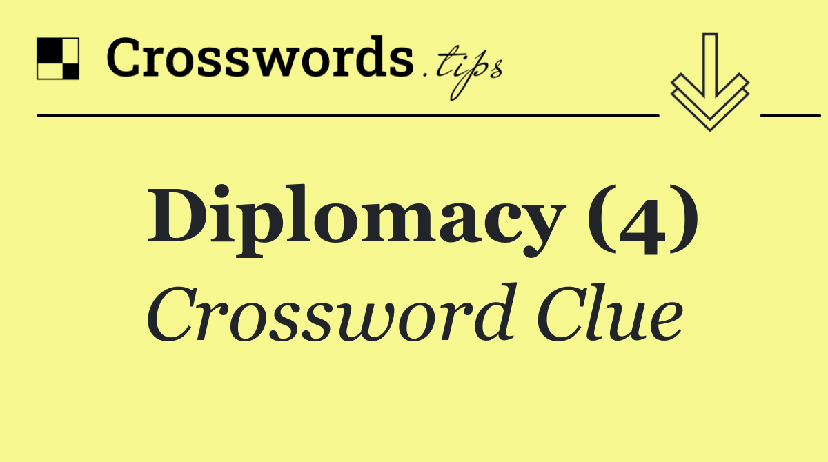 Diplomacy (4)