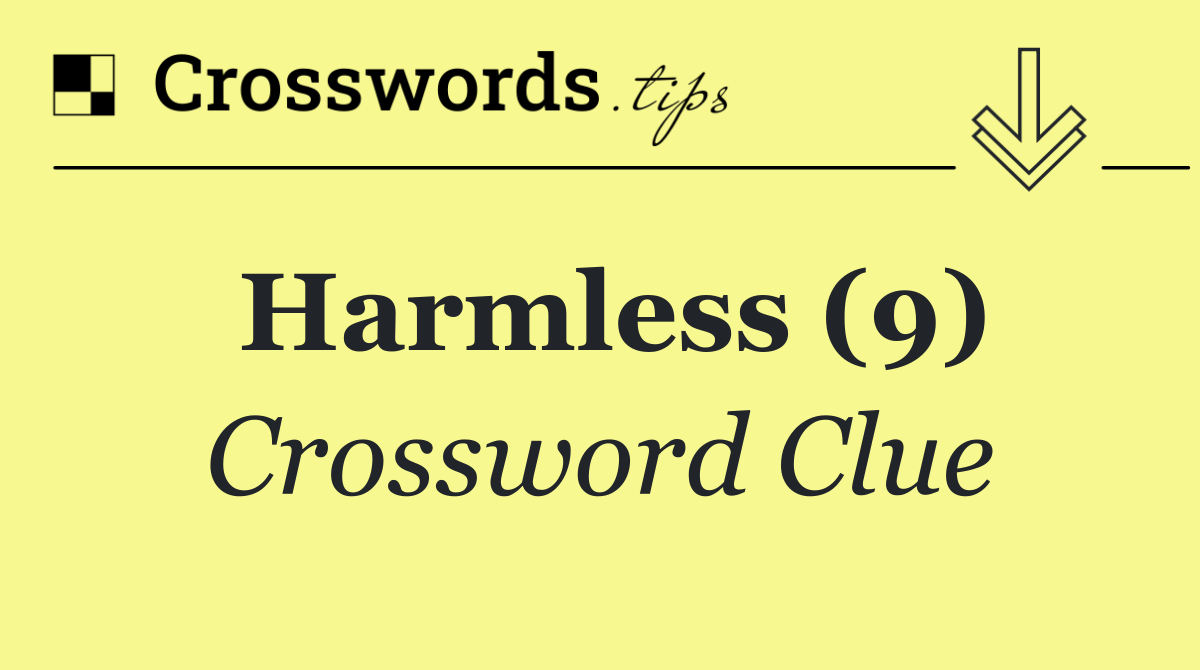 Harmless (9)