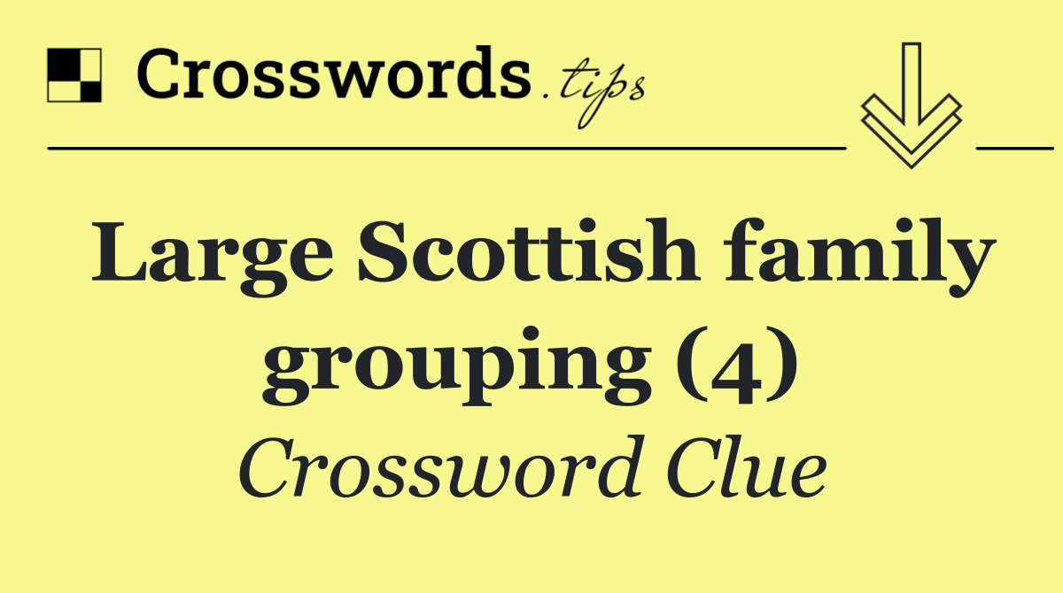 Large Scottish family grouping (4)