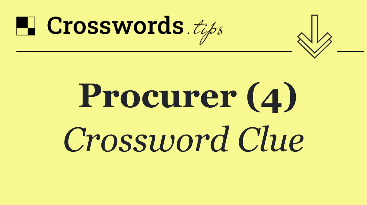 Procurer (4)