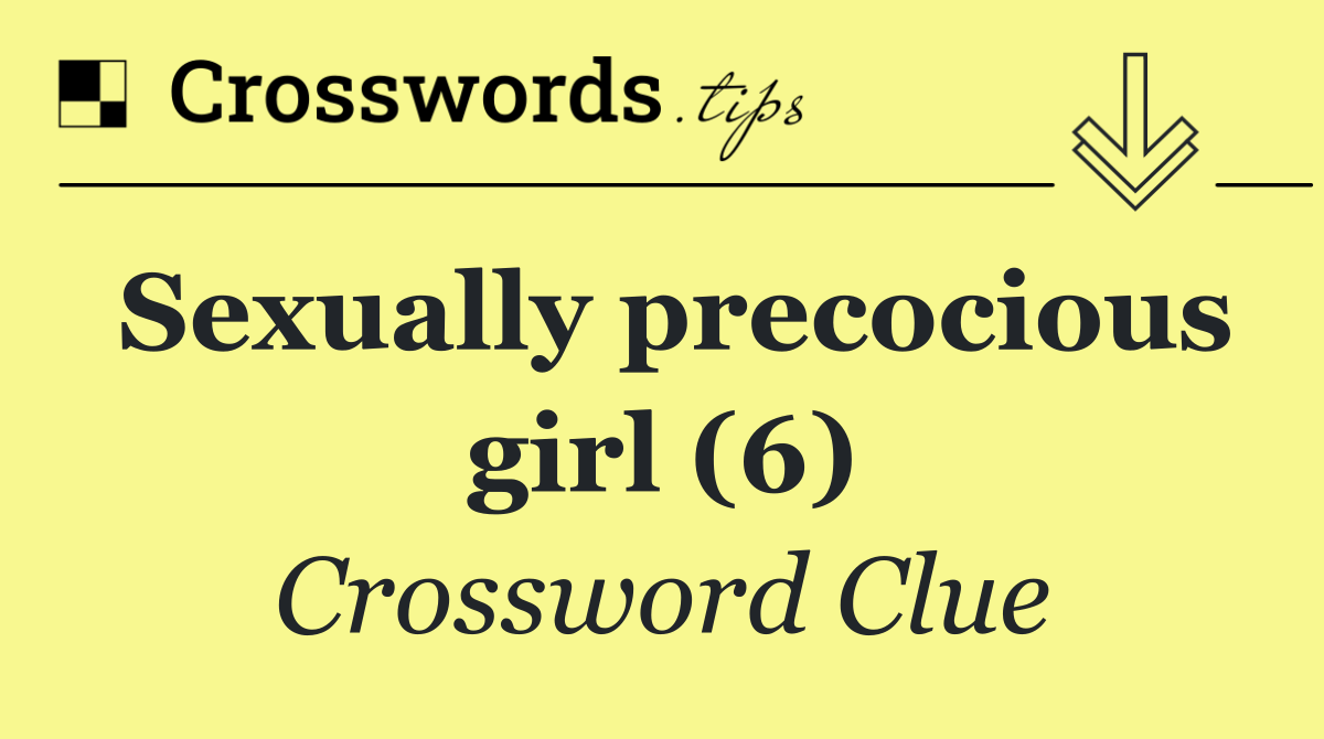 Sexually precocious girl (6)