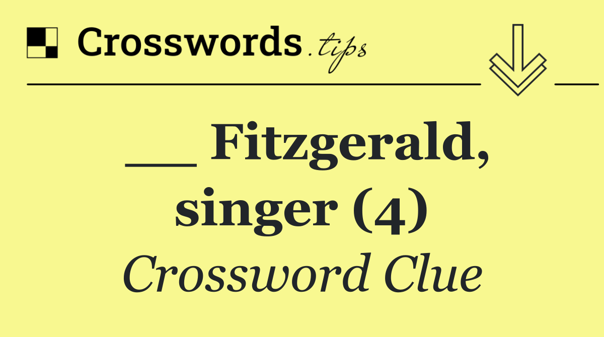 __ Fitzgerald, singer (4)